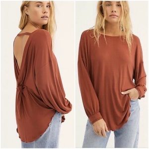 Free People Shimmy Shake Knit Top